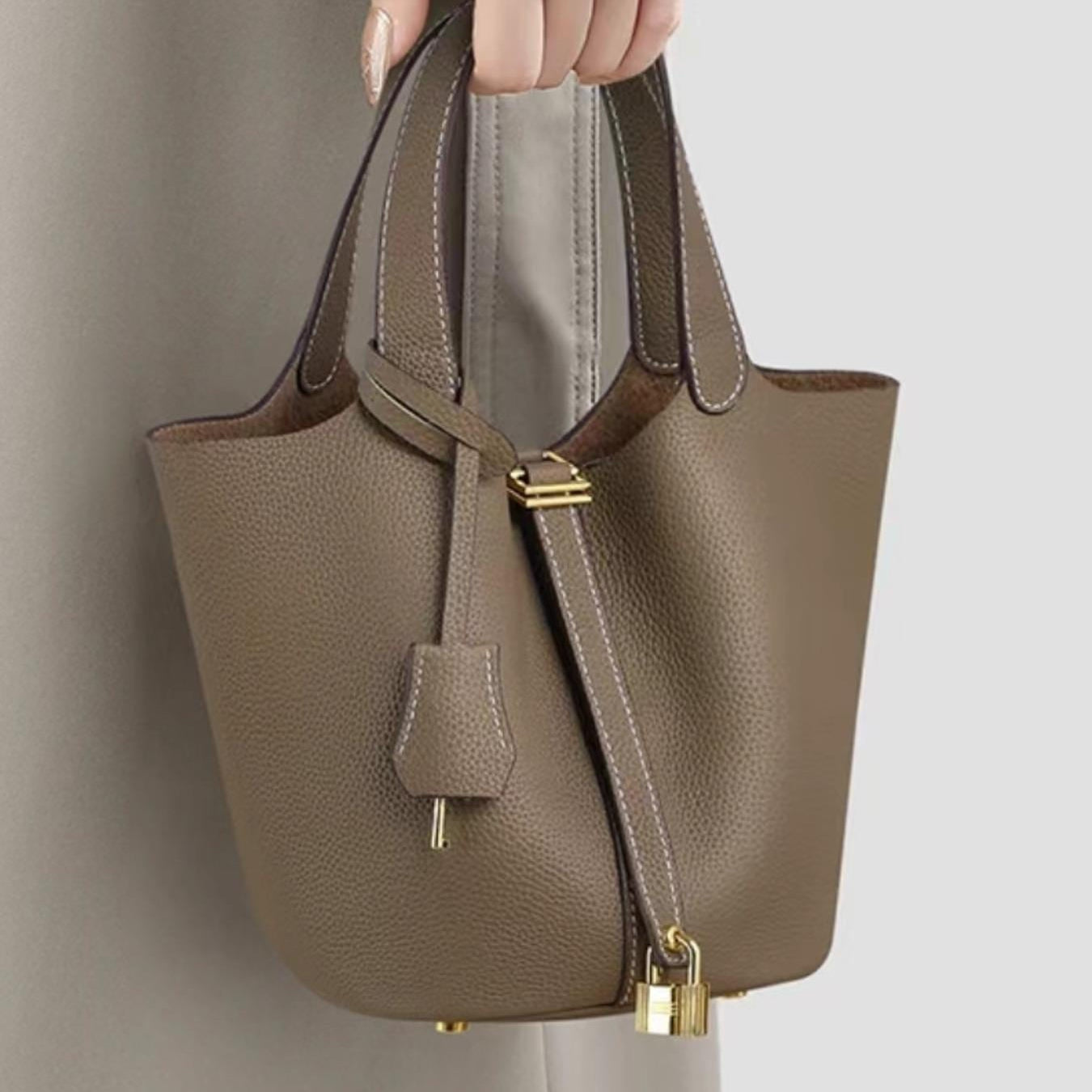 Cowhide Bucket Bag