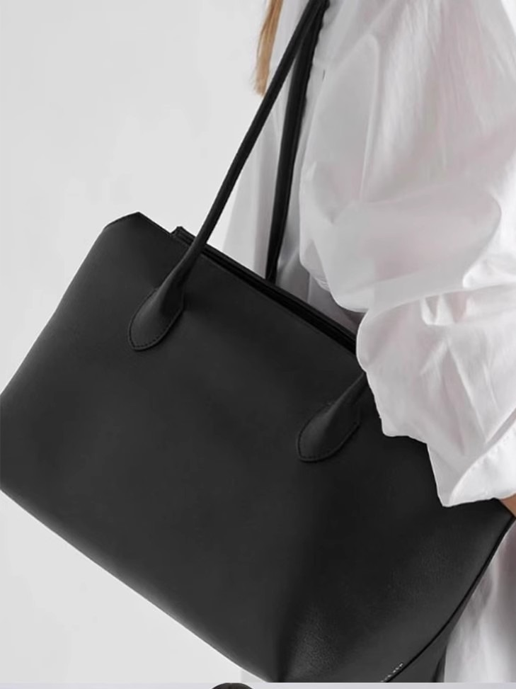Minimalist Genuine Leather Shoulder Bag
