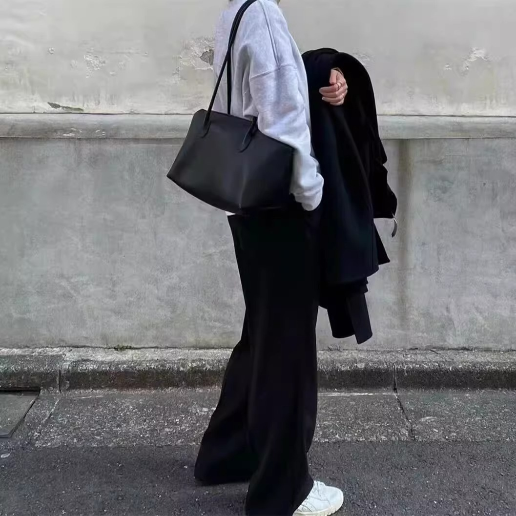 Minimalist Genuine Leather Shoulder Bag