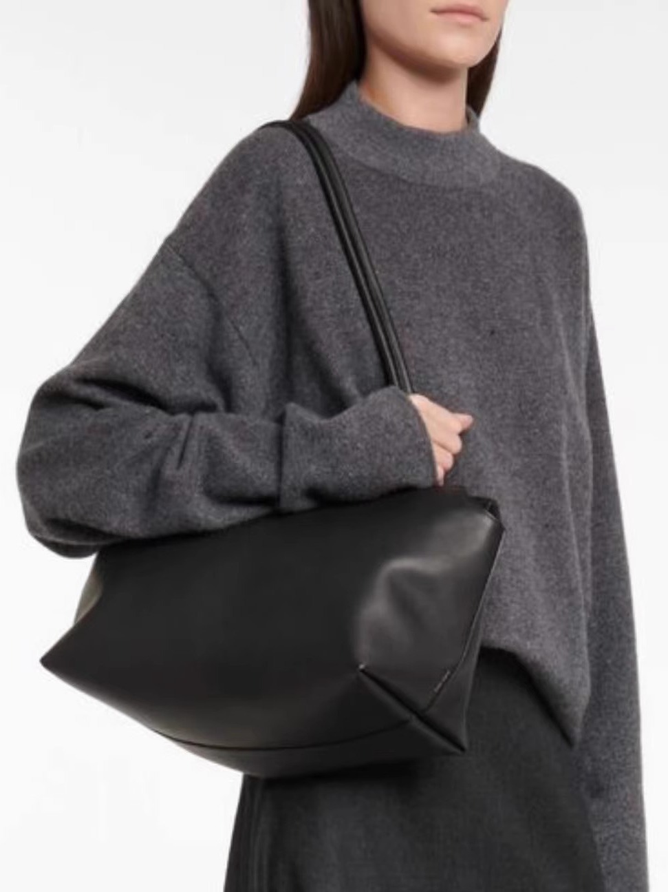Minimalist Genuine Leather Shoulder Bag
