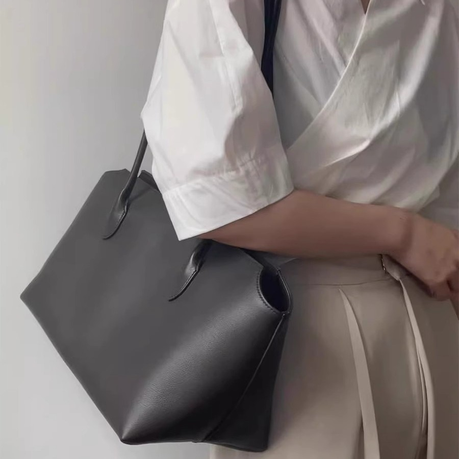 Minimalist Genuine Leather Shoulder Bag