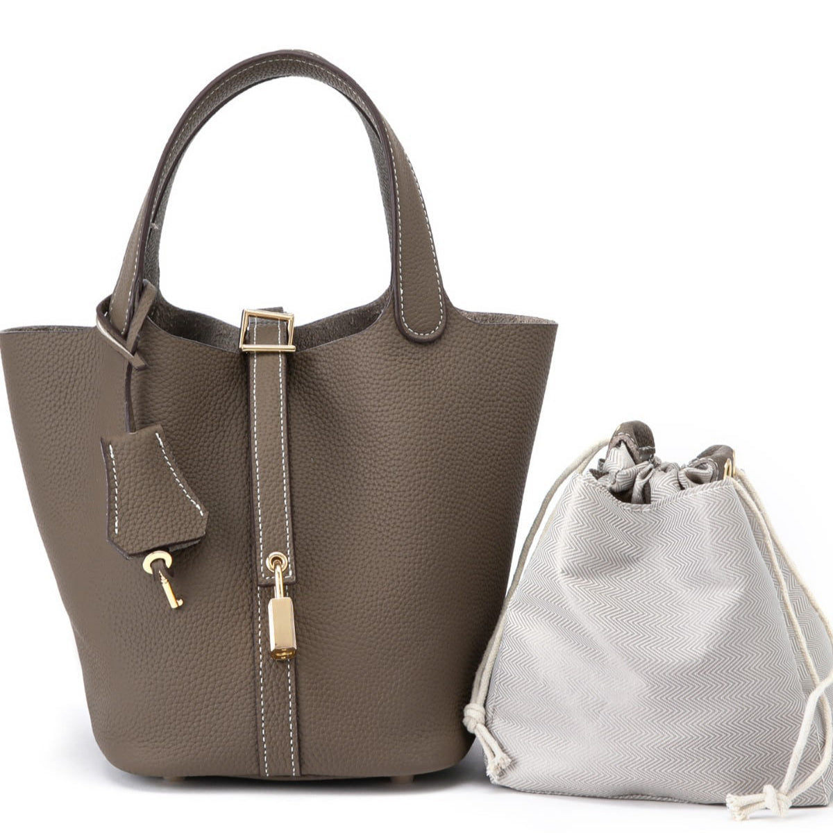 Cowhide Bucket Bag