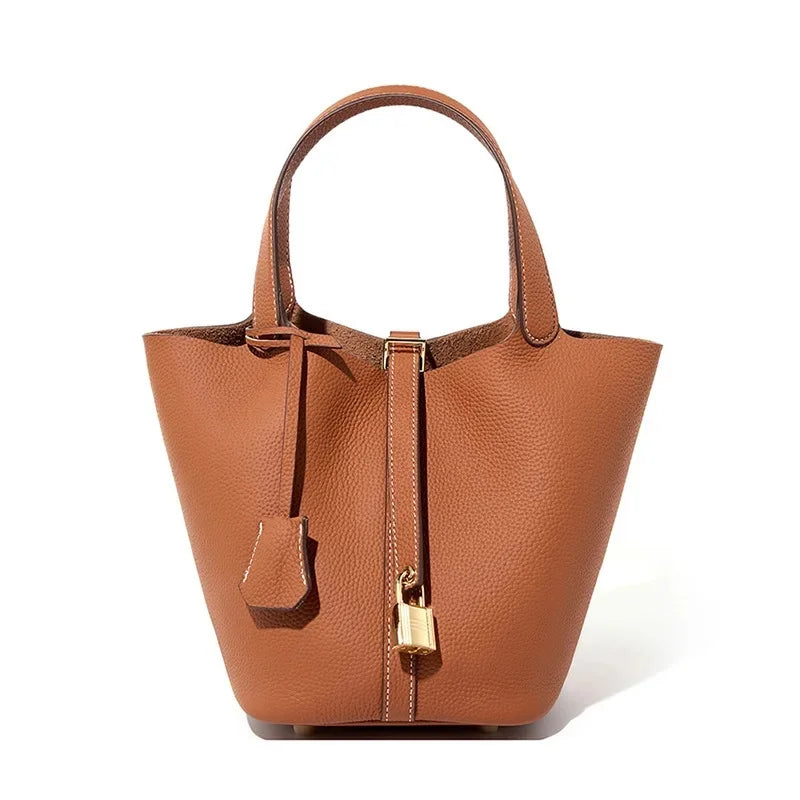 Cowhide Bucket Bag