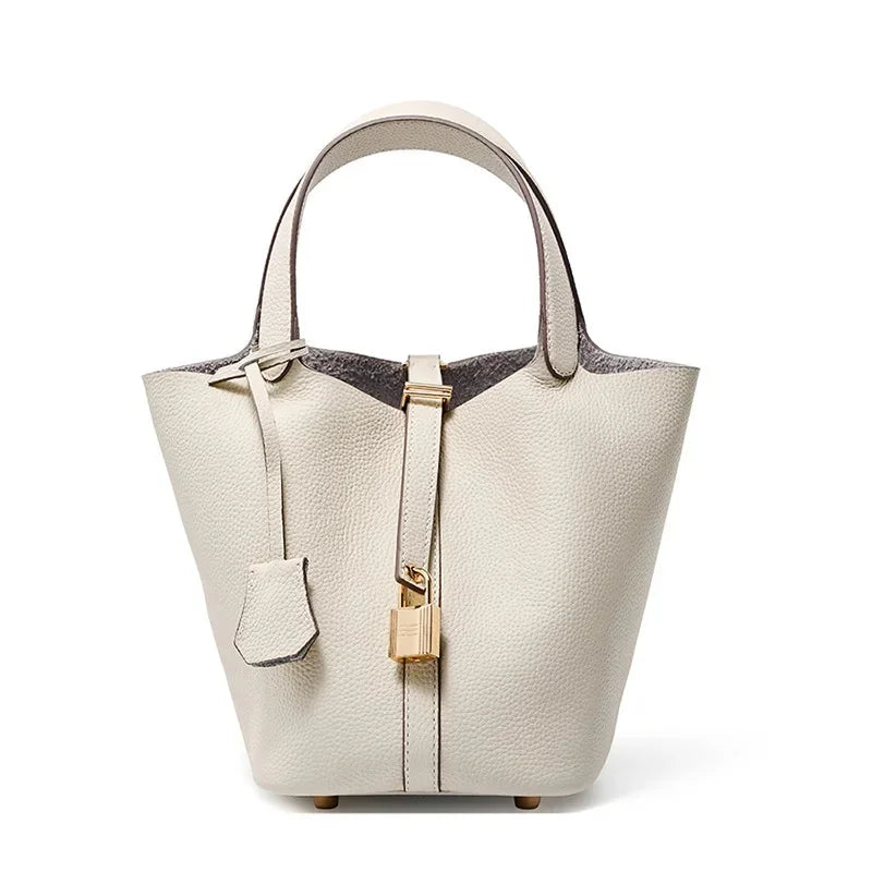 Cowhide Bucket Bag