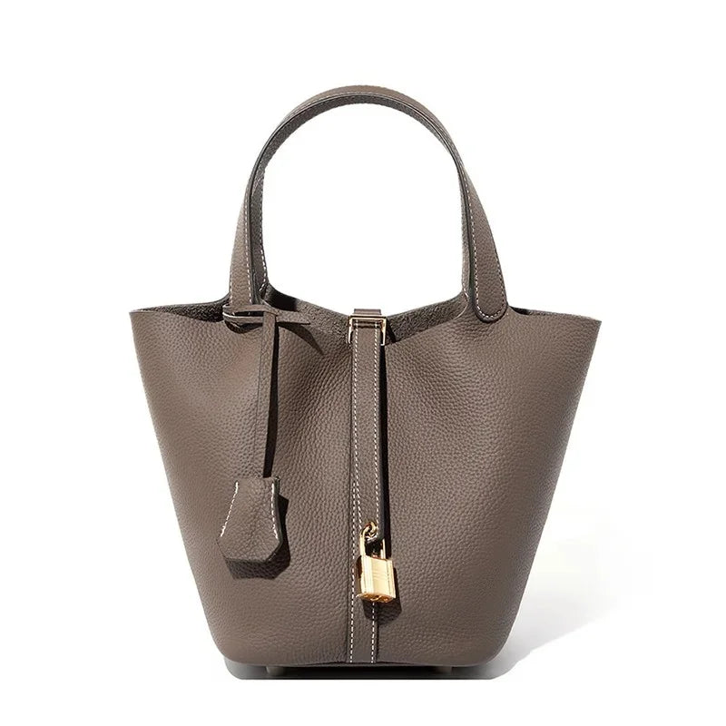 Cowhide Bucket Bag