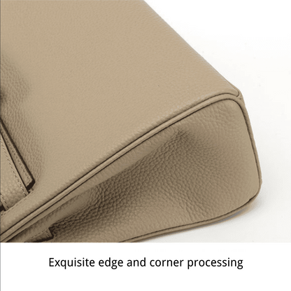 Florvane™ Genuine Leather Kelly Handbag