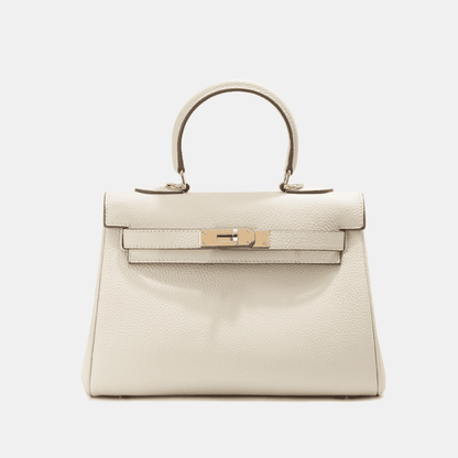 Florvane™ Genuine Leather Kelly Handbag