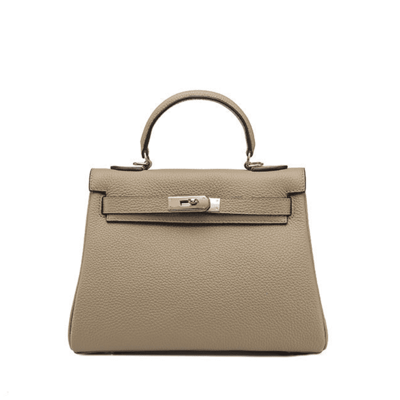 Florvane™ Genuine Leather Kelly Handbag