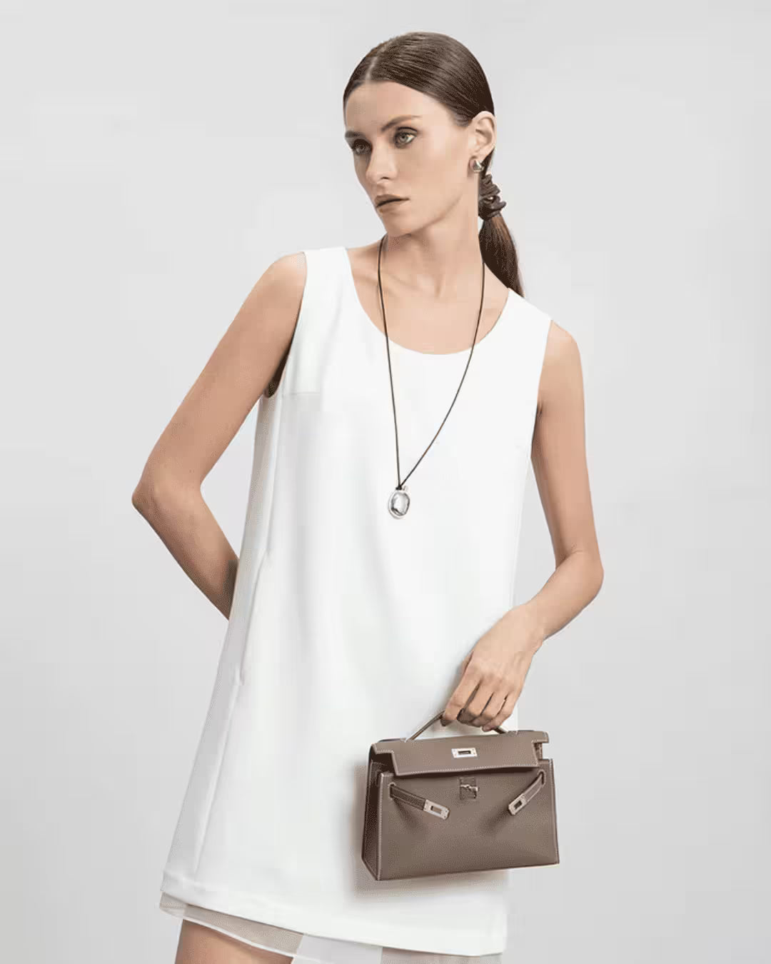 Florvane™ Élise Swift Leather Top Handle Bag