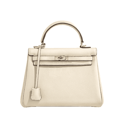 Florvane™ Genuine Leather Kelly Handbag