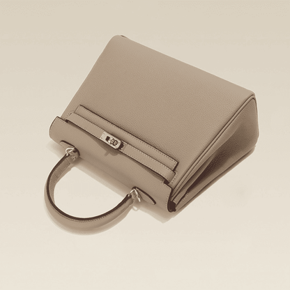 Florvane™ Genuine Leather Kelly Handbag