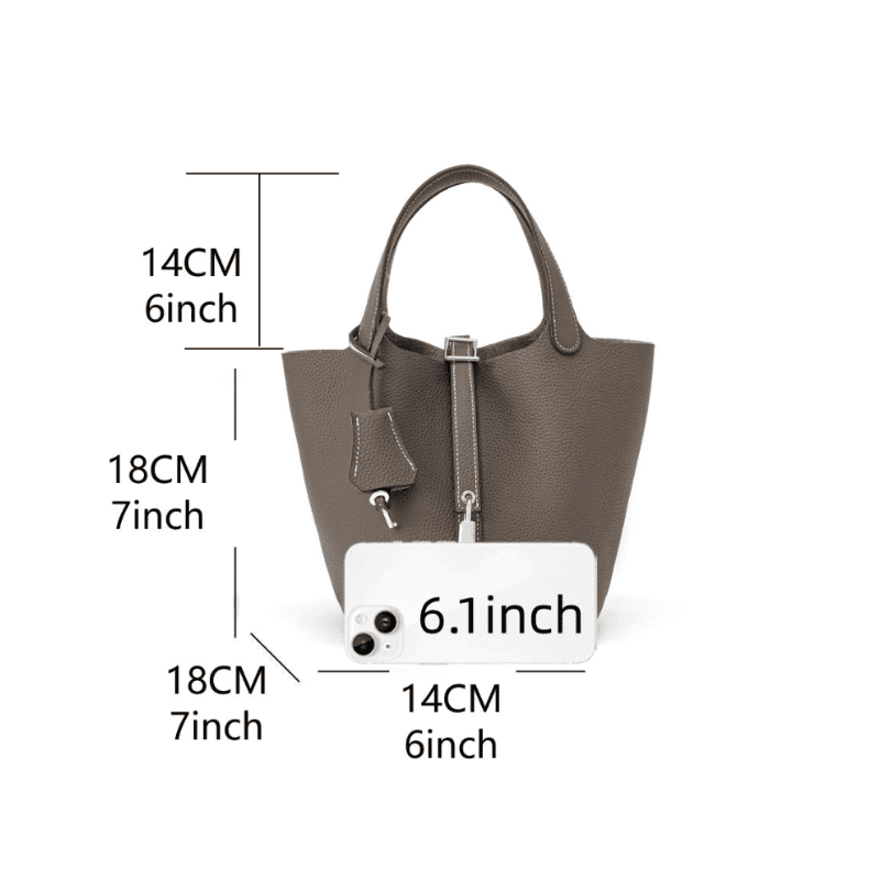 Florvane™ Cowhide Bucket Bag