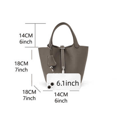 Florvane™ Cowhide Bucket Bag