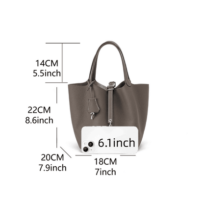 Florvane™ Cowhide Bucket Bag
