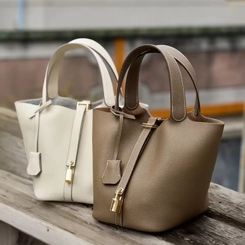 Cowhide Bucket Bag