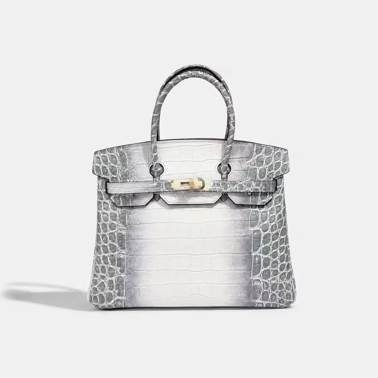 Florvane™ Crocodile Pattern Cowhide Handbag